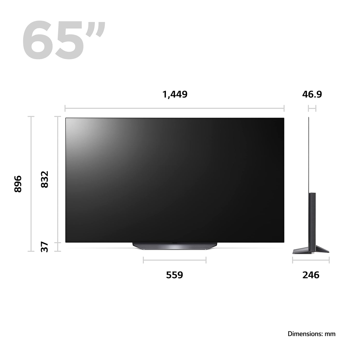 - LG OLED B3 55" | 4K Smart TV | 2023 -