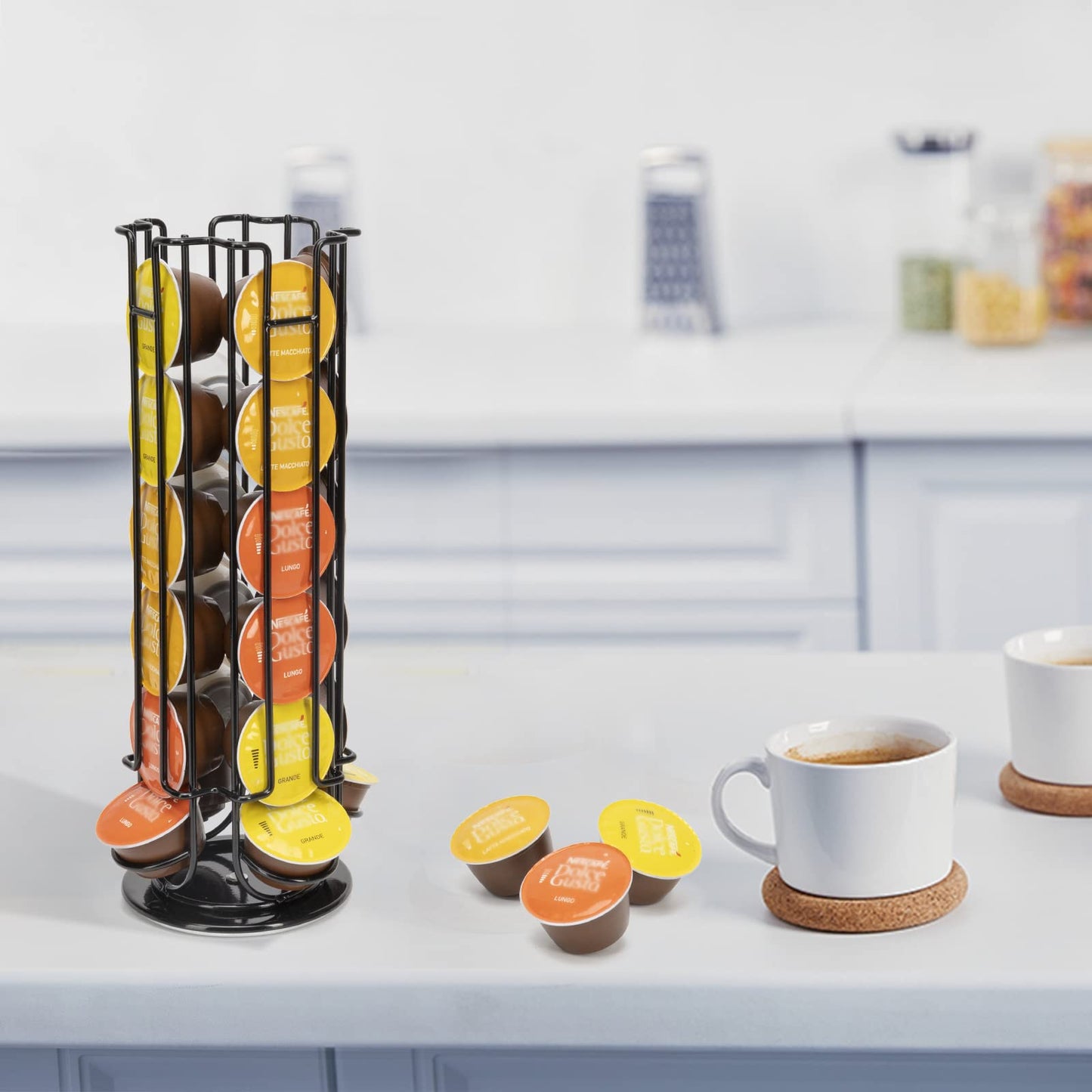 - SYSYLY | Coffee Capsule Holder | Compatible with Dolce Gusto Pods (24pcs) -