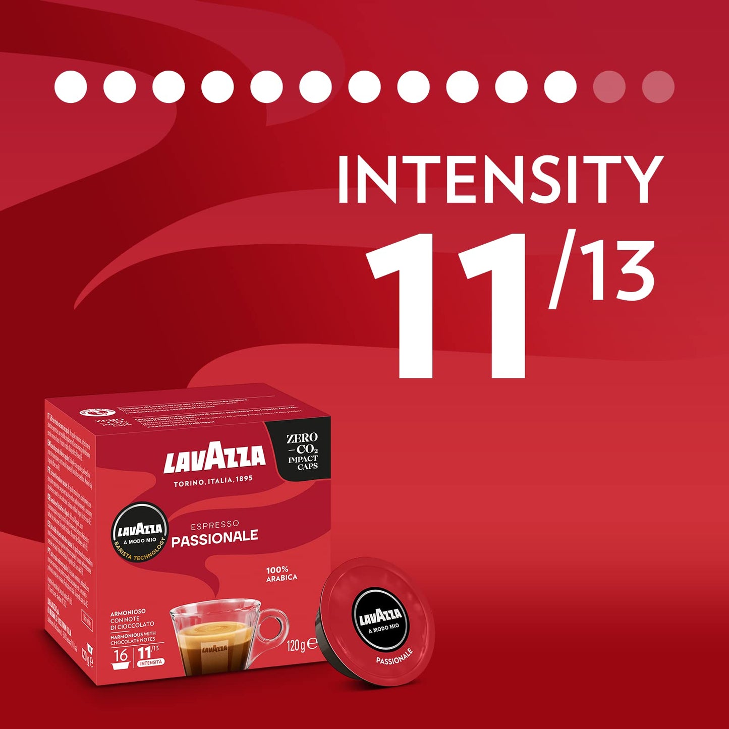 - Lavazza | A Modo Mio Espresso Passionale | 36 Coffee Capsules | 1 Pack of 36 Coffee Pods -
