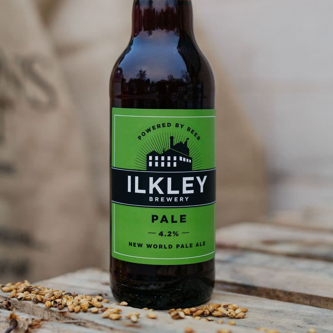 - Ilkley Brewery Pale Ale 4.2% ABV | 12 x 500ml Bottles | Yorkshire Real Ale Craft Beer Case | The Sauvignon Blanc of Beer Refreshingly Crisp & Dry -