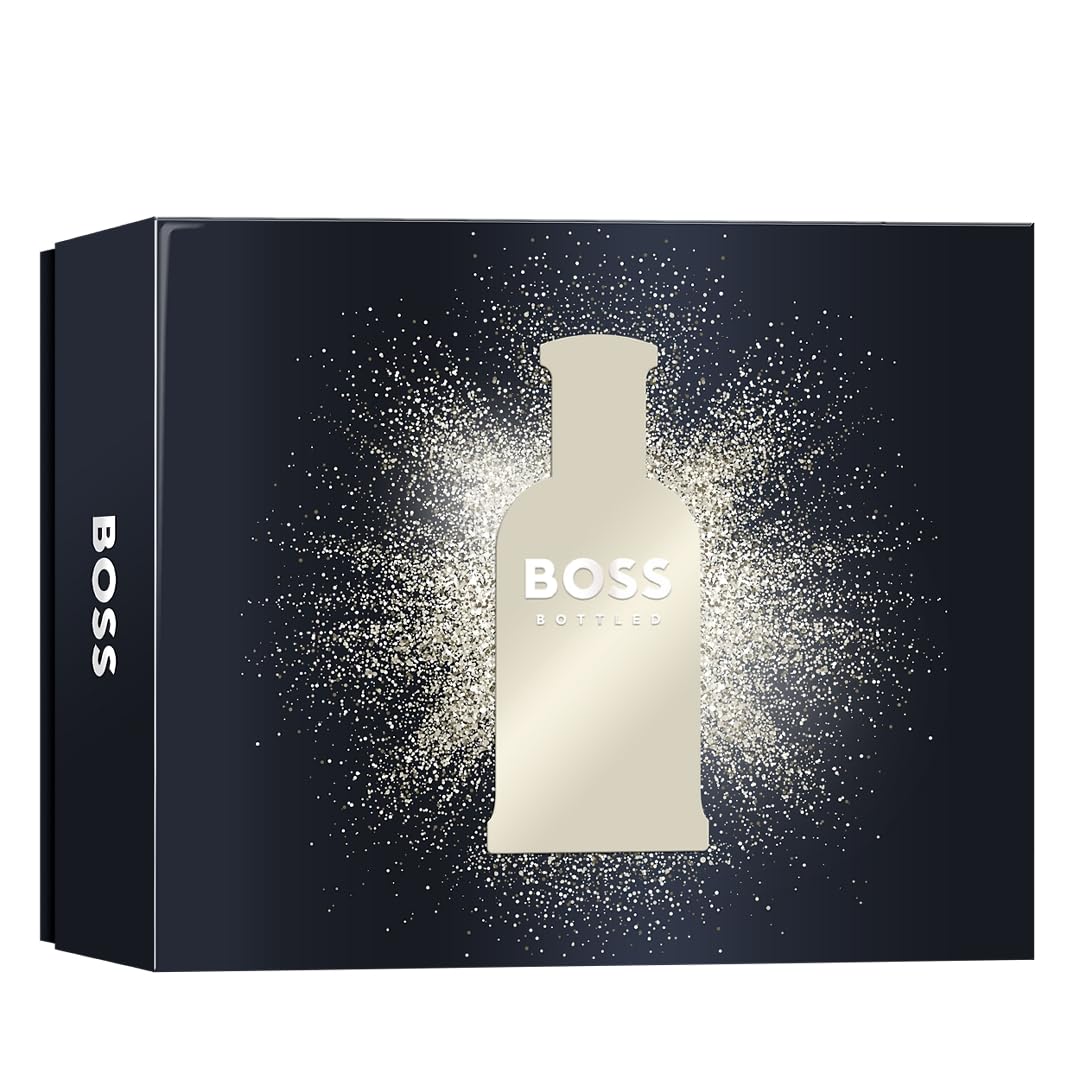 BOSS Men's 3-Piece BOSS Bottled Eau de Toilette Festive Giftset