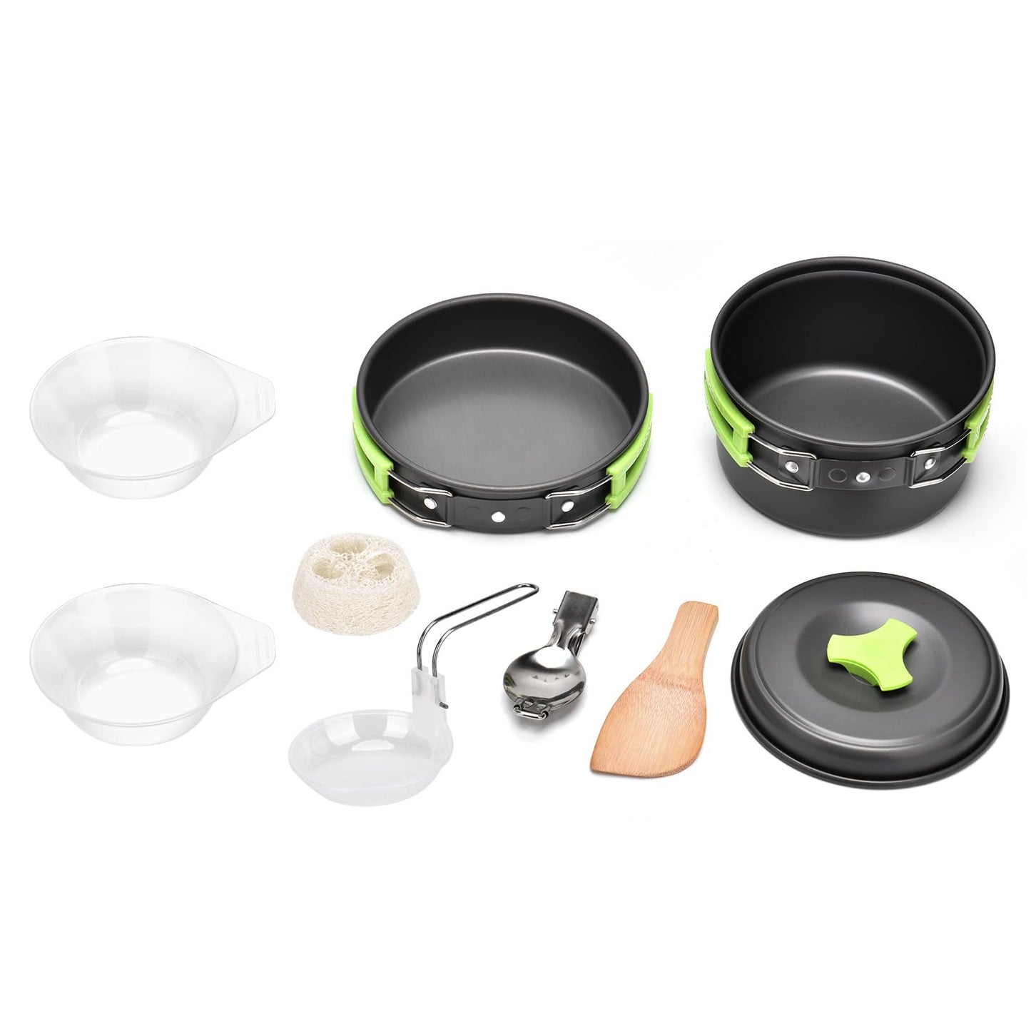 - Queta 10-Piece Cookware Kit | Picnic Pots Cookware Camping Set -