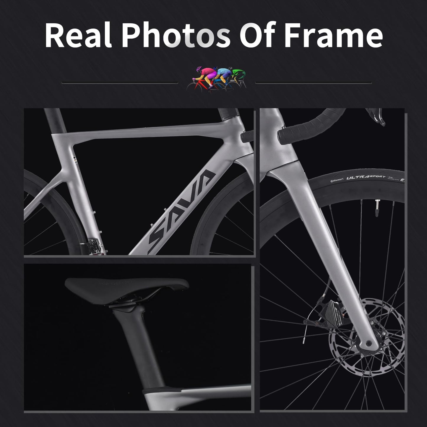 - SAVADECK Carbon Road Bike |T800 Carbon Fiber Frame | 700C Racing Bicycle -
