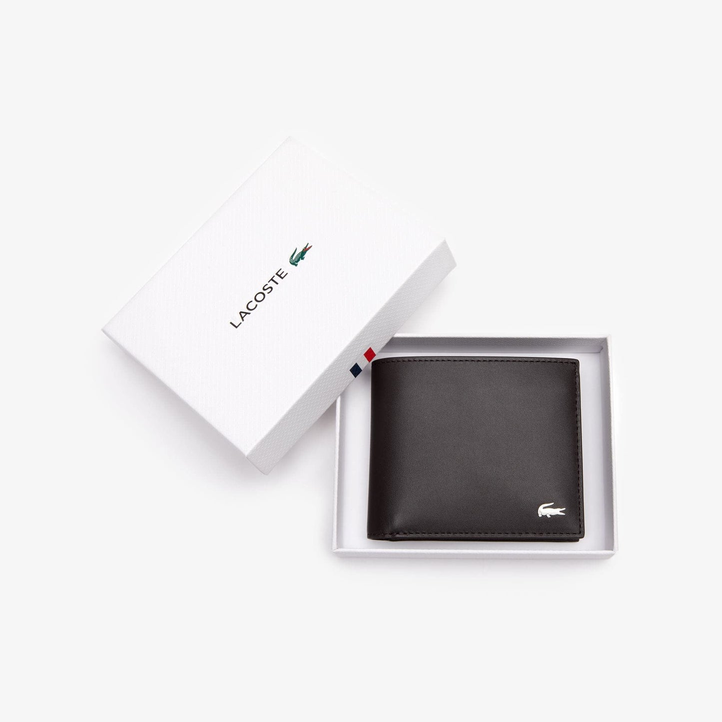 - Lacoste Men's Wallet Fg Dark Brown -