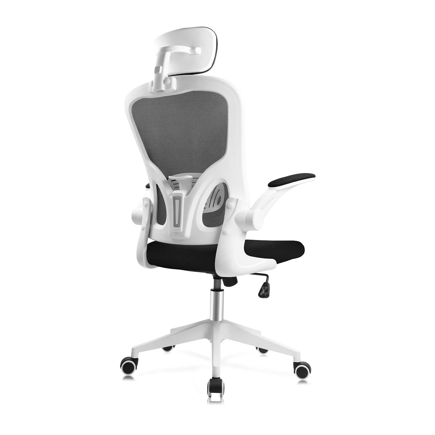 - JAJALUYA Office Chair | Mesh Computer Chair | Adjustable Headrest | Lumbar Support Desk Chair -