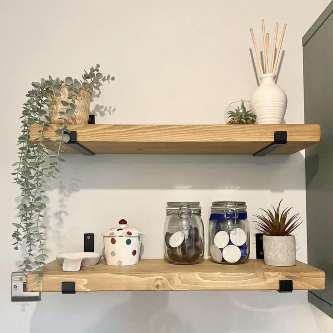 - Masterplank Wall Shelves Set of 2 | 70 x 22 x 4.4 | Decorative Shelves -