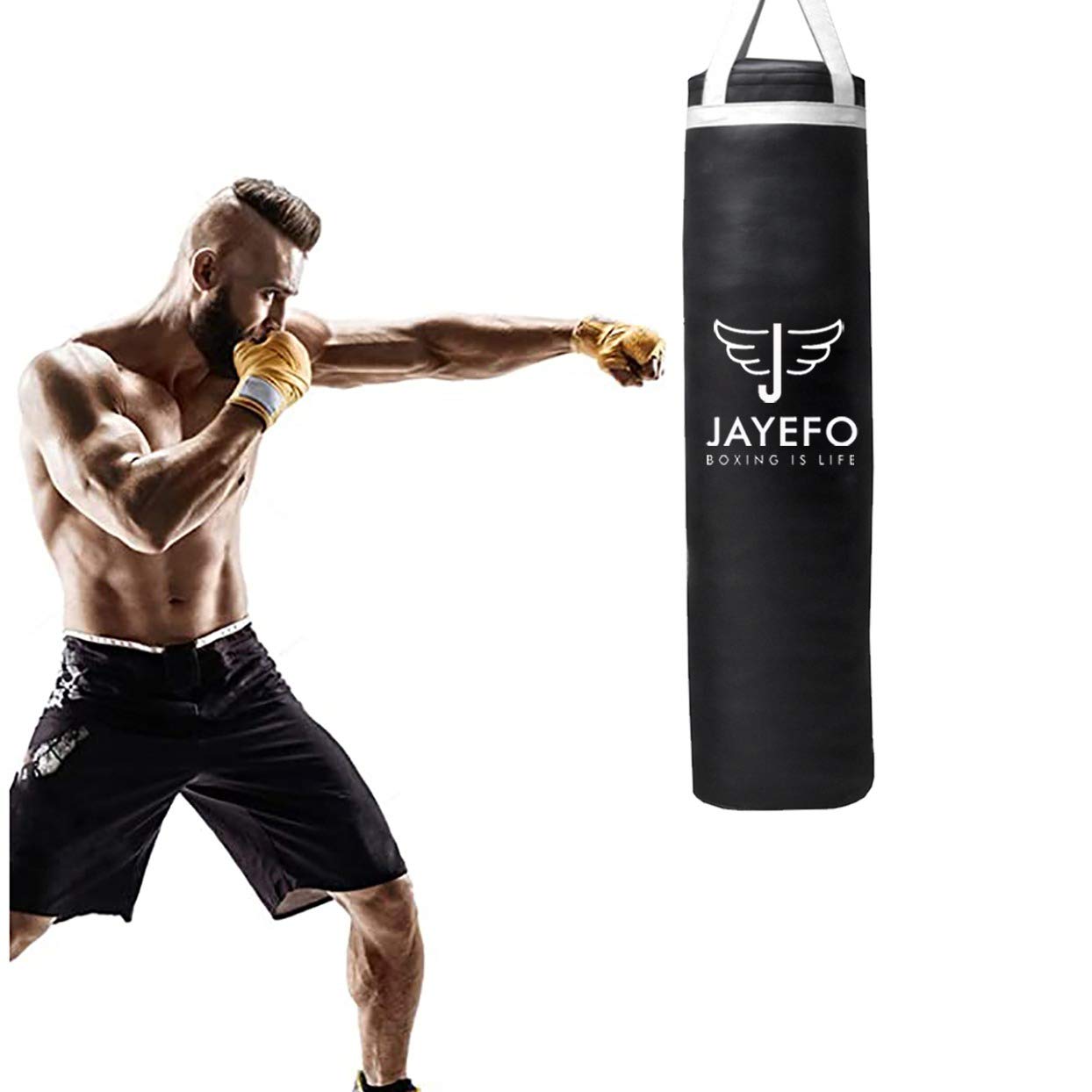 - Jayefo Punch Bag Boxing Training | Hanging Punching Bag | Boxing Bag Bracket for Training at Home & Gym -