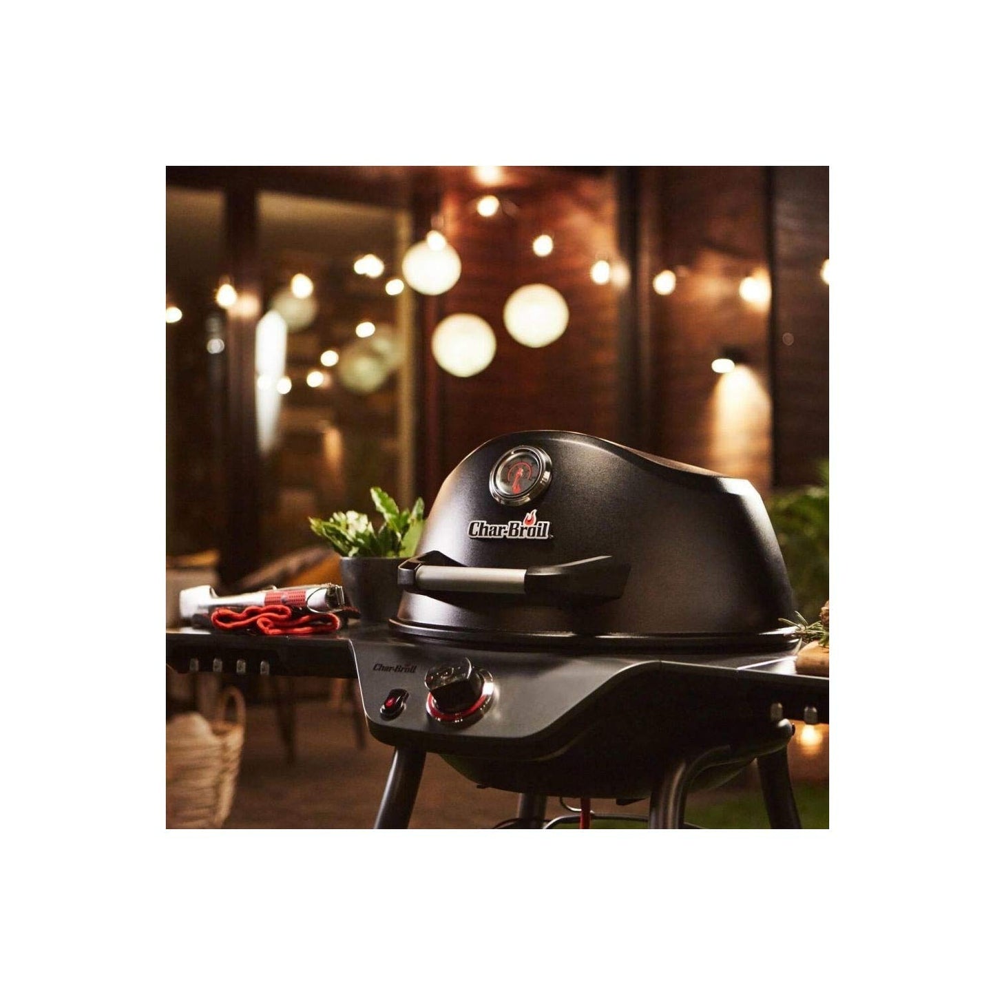 Char-Broil 140 892 - All-star 125 Electric Barbecue Grill, Black/Aluminum