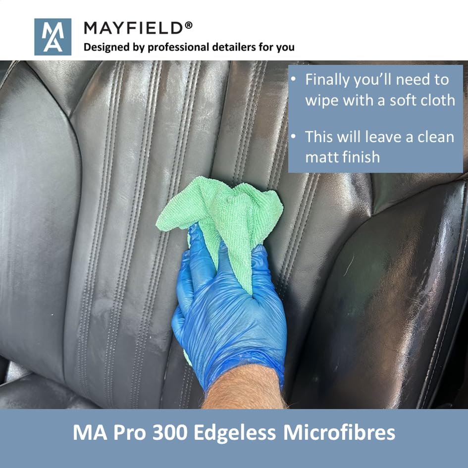 Car Leather Cleaner – 500ml - Effective, Gentle, Matt Finish, Blended Formula, Perforated, Cracked, Stitching…