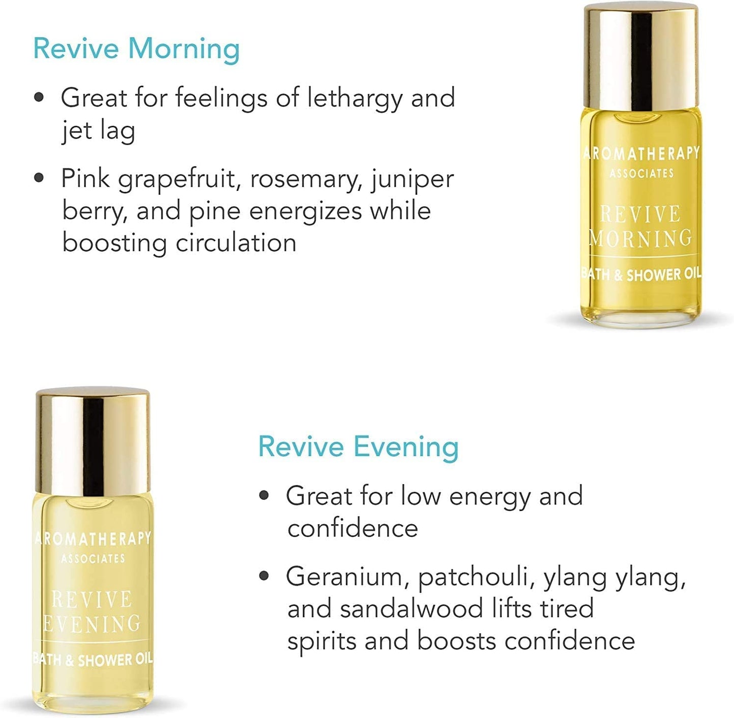 Aromatherapy Associates Discovery Collections Miniature Bath & Shower Oil Set, 10 x 3 ml