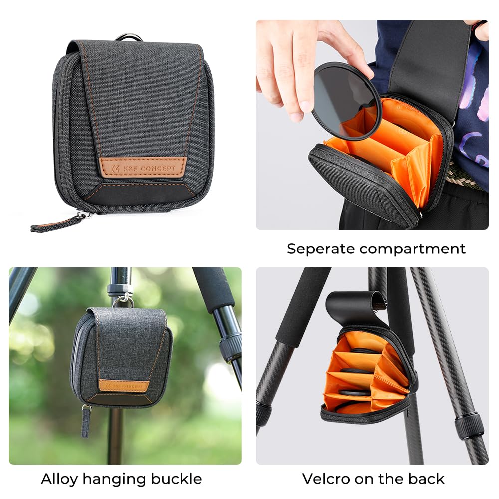 - K&F Concept 67mm ND4 | ND8 | ND64 | ND1000 Lens Filter Kit for Camera Lens -