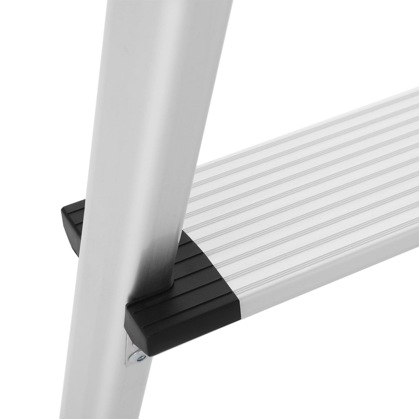 - SONGMICS Alu Step Ladder | Household Ladder | light weight 3 kg | Folding Multi-purpose Steps on Both Sides 2 x 3 Stages GLT23K -