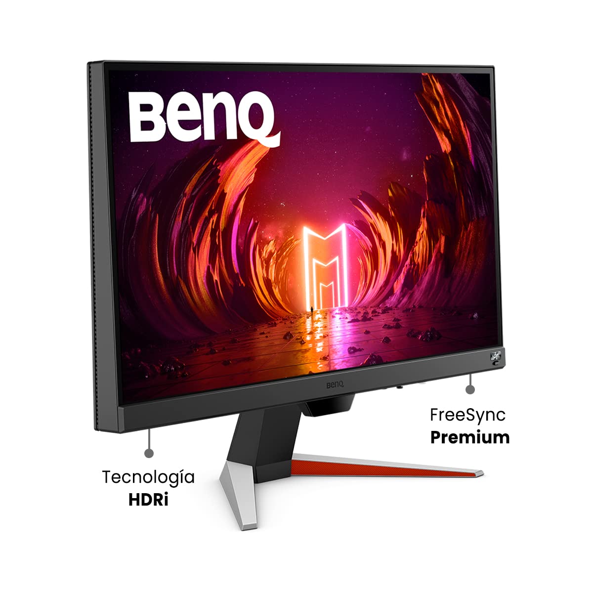 BenQ MOBIUZ EX240N 24“ FHD HDRi VA Gaming Monitor, 1920x1080, 165Hz (Supports 144Hz), 1ms MPRT, AMD FreeSync Premium, Built-in Speakers, Eye-care, Bezel-less