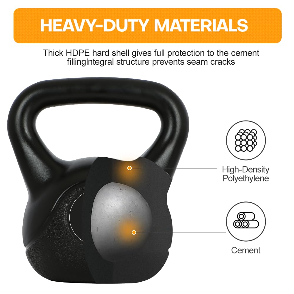- Panana Kettlebells Heavy Weight Kettle bell for Home Gym | Coated Heavy Weight Kettlebell Fitness -