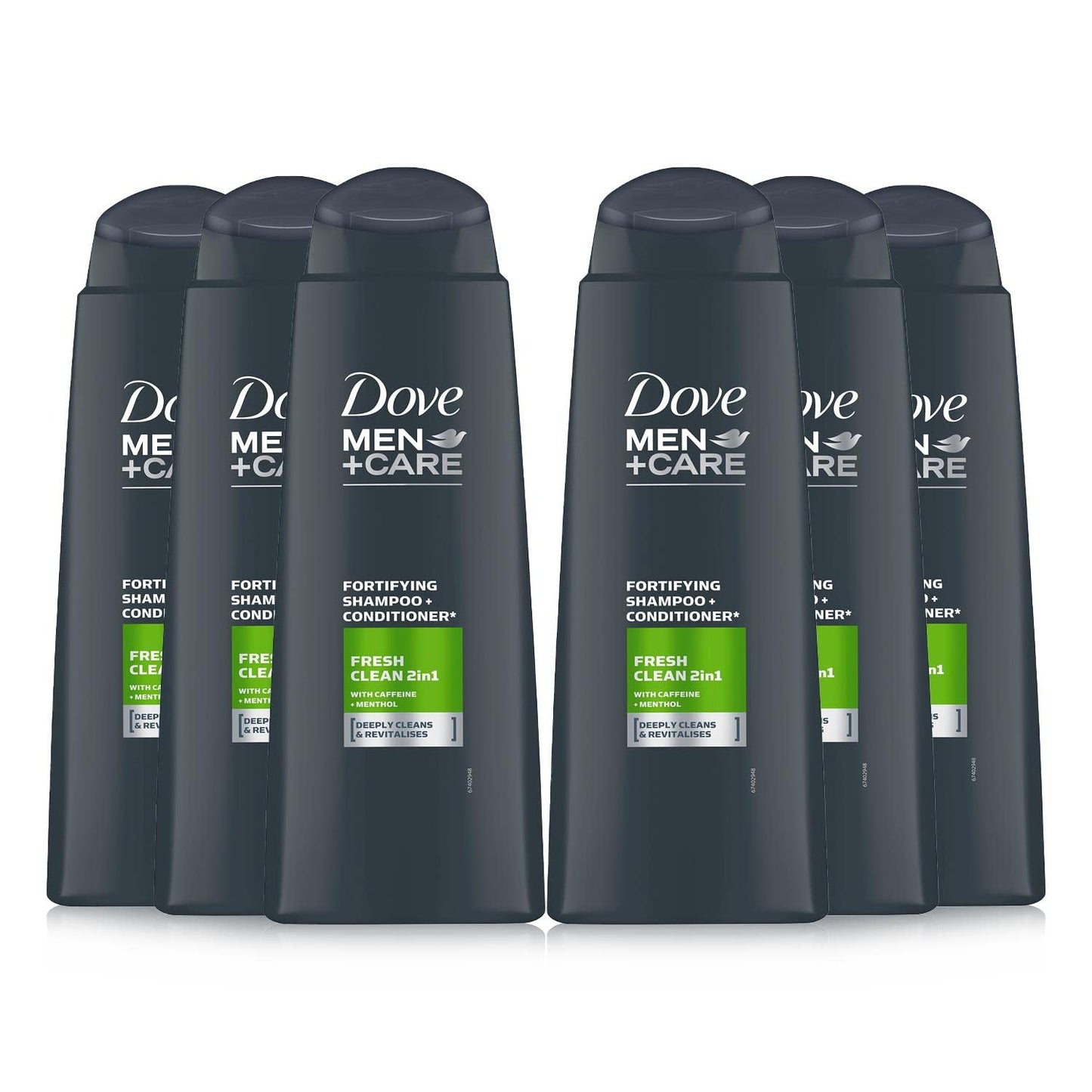 - Dove Men+Care Fresh Clean 2 in 1 Shampoo and Conditioner | x6 -