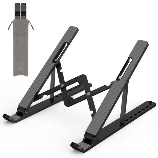 - Nayka Adjustable Laptop Stand | Portable Laptop Riser for Desk -