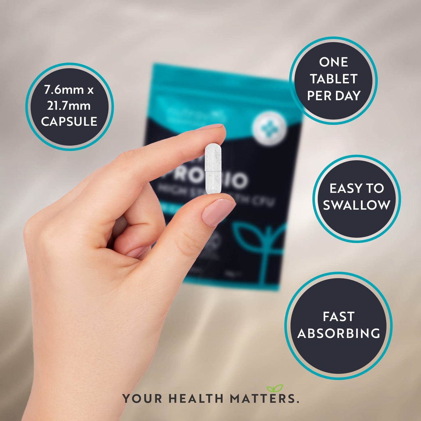 - Probiotics for Gut Health | 90 Vegan Capsules (Not Tablets) for Bloating Relief -