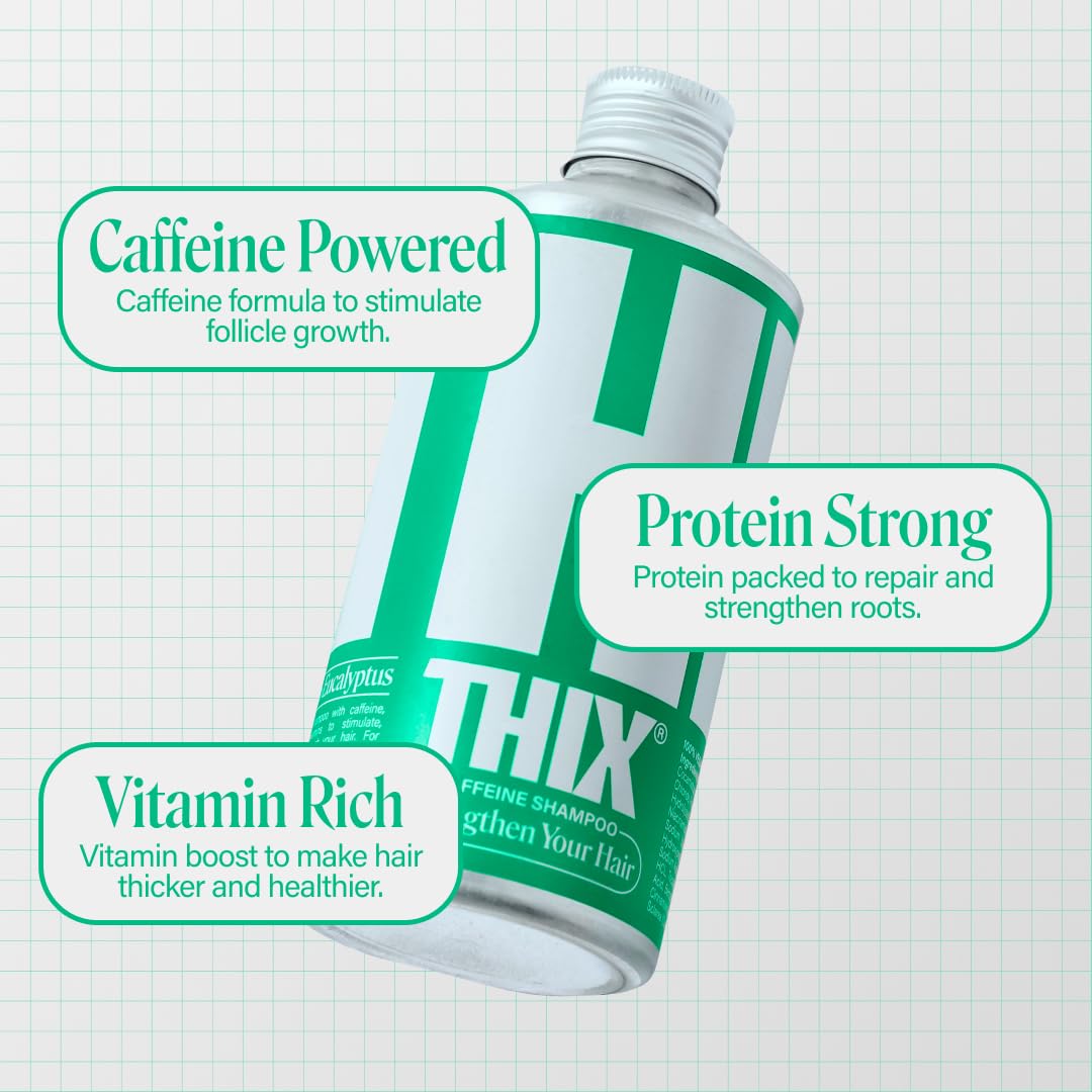 - THIX Caffeine Shampoo | Promotes Hair Growth with Biotin and Vitamins -