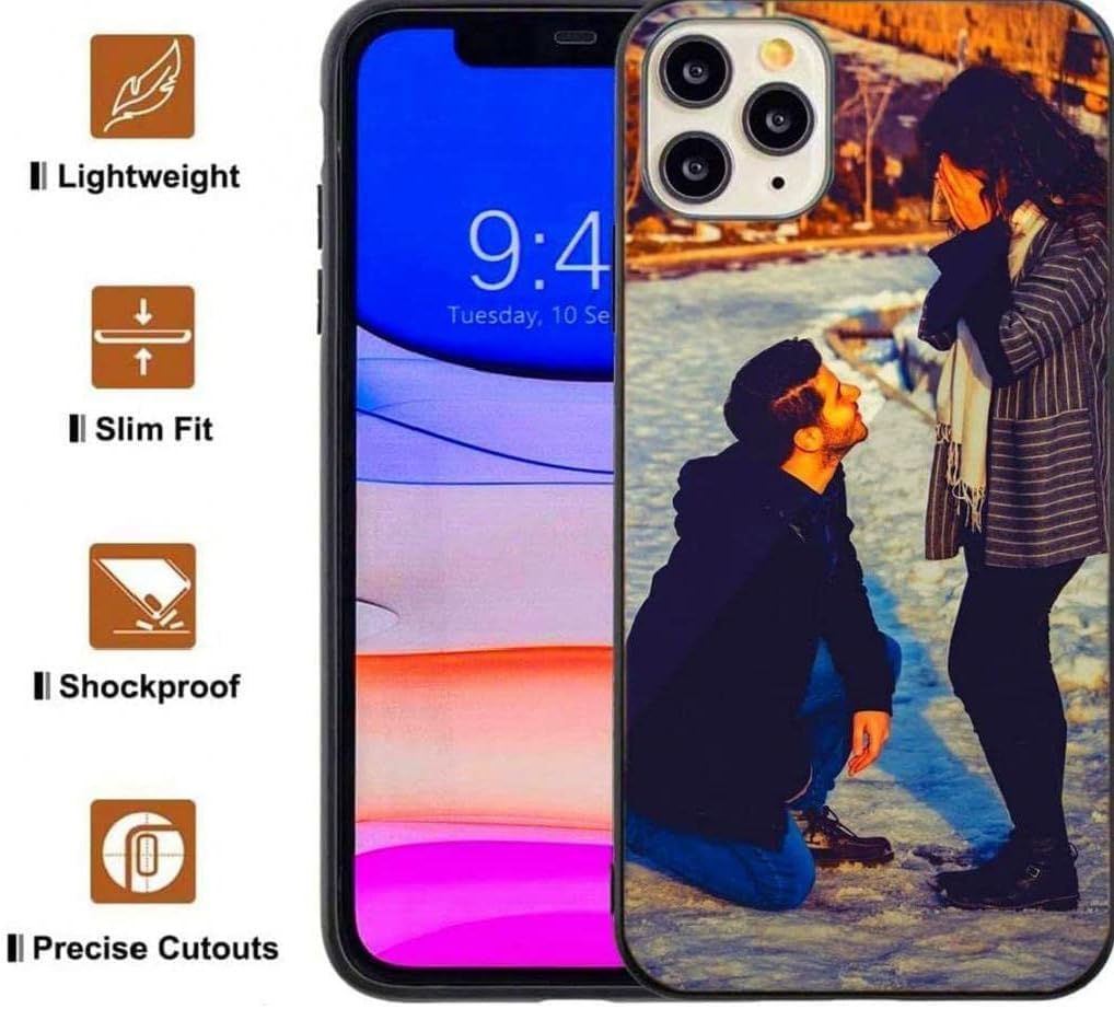 - Naispanda Personalised Phone Case for Google Pixel 6A 5G with Photo Text -