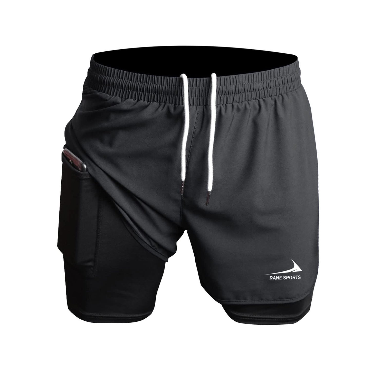 - Men's Running Shorts | 2 in 1 Shorts -