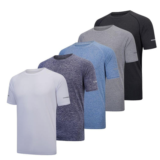 - Fovdtaa 5 Pack | Mens Short Sleeve Crew Neck Gym T Shirt -