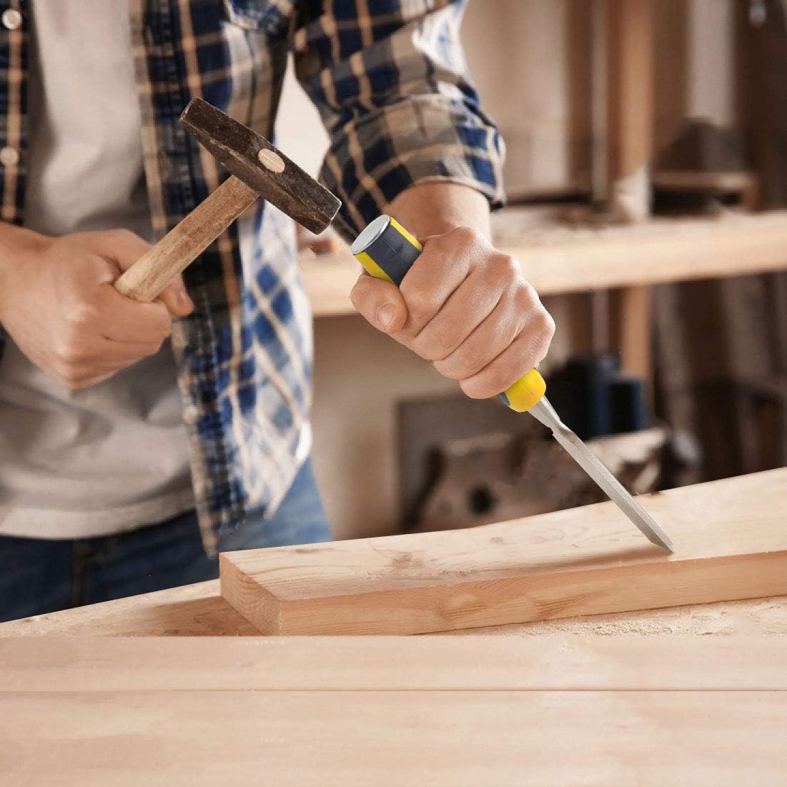 - Gunpla 4 Pieces Wood Chisel Set | Woodworking Carving Heavy Duty Hand Tools -