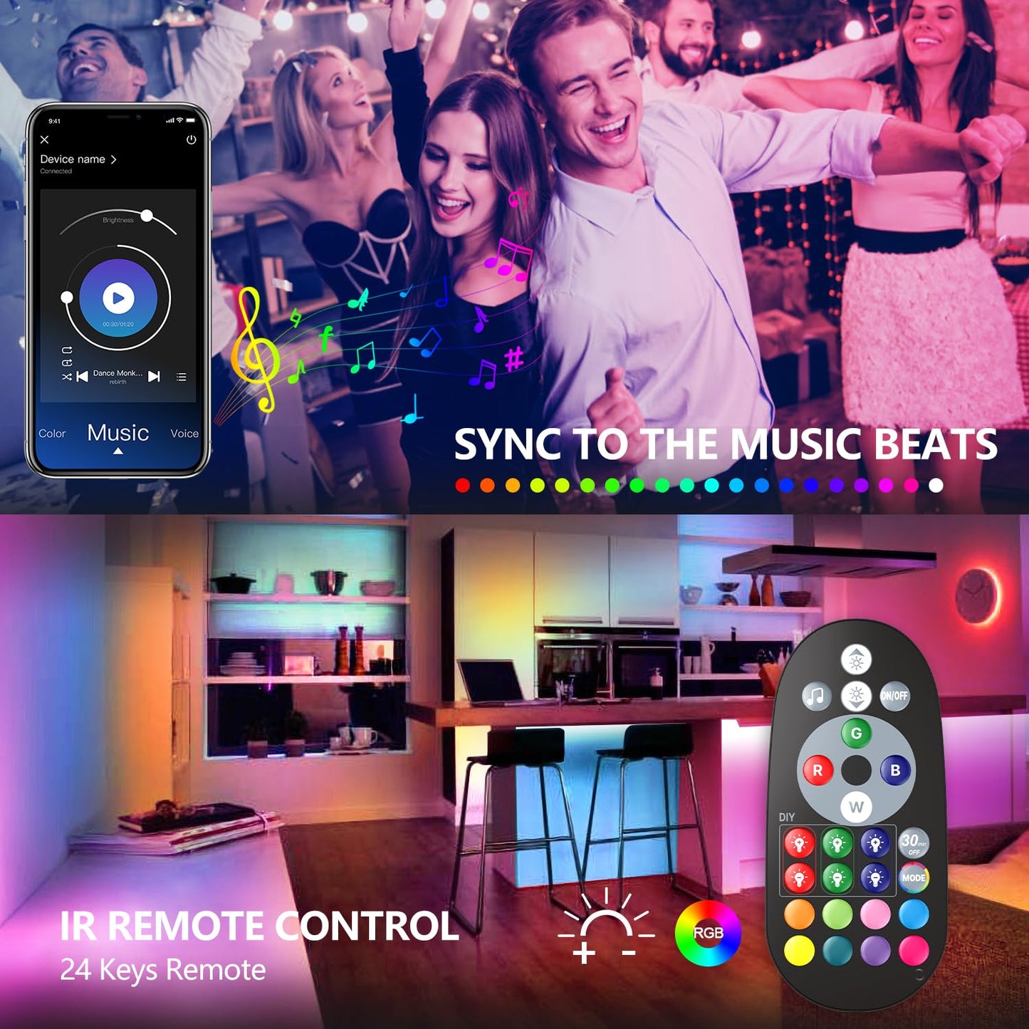 - Mexllex LED Strip Lights | 30m | Ultra-Long LED Strip Lights -