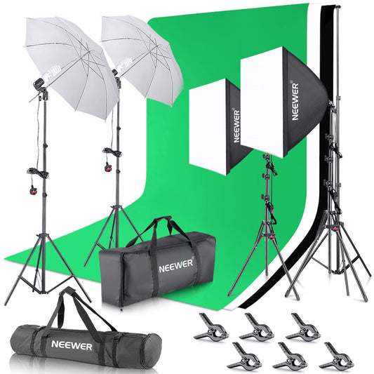 - NEEWER Photography Lighting kit with Backdrops -