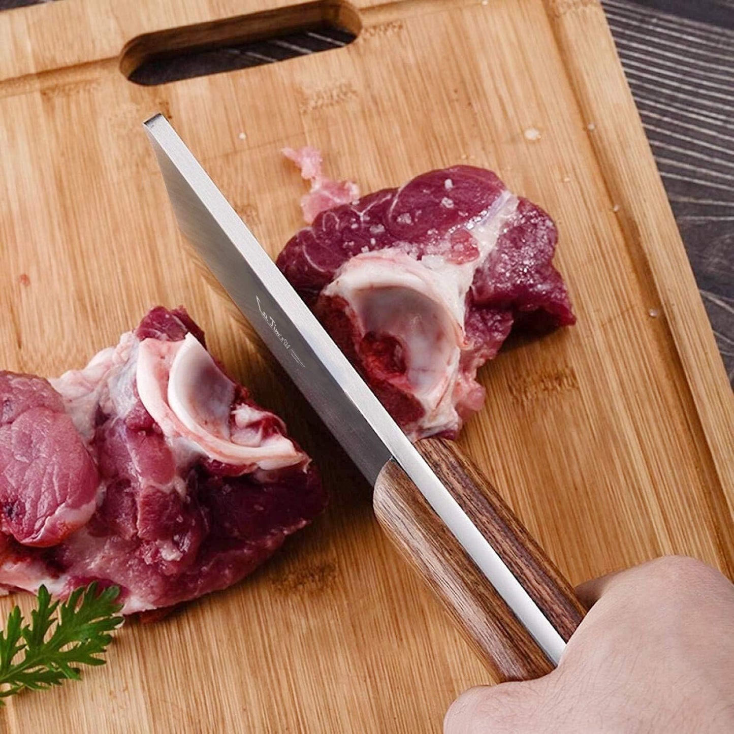 - LA TIM'S Chef Knife | Kitchen Knives  Hand Forged High Carbon Steel -