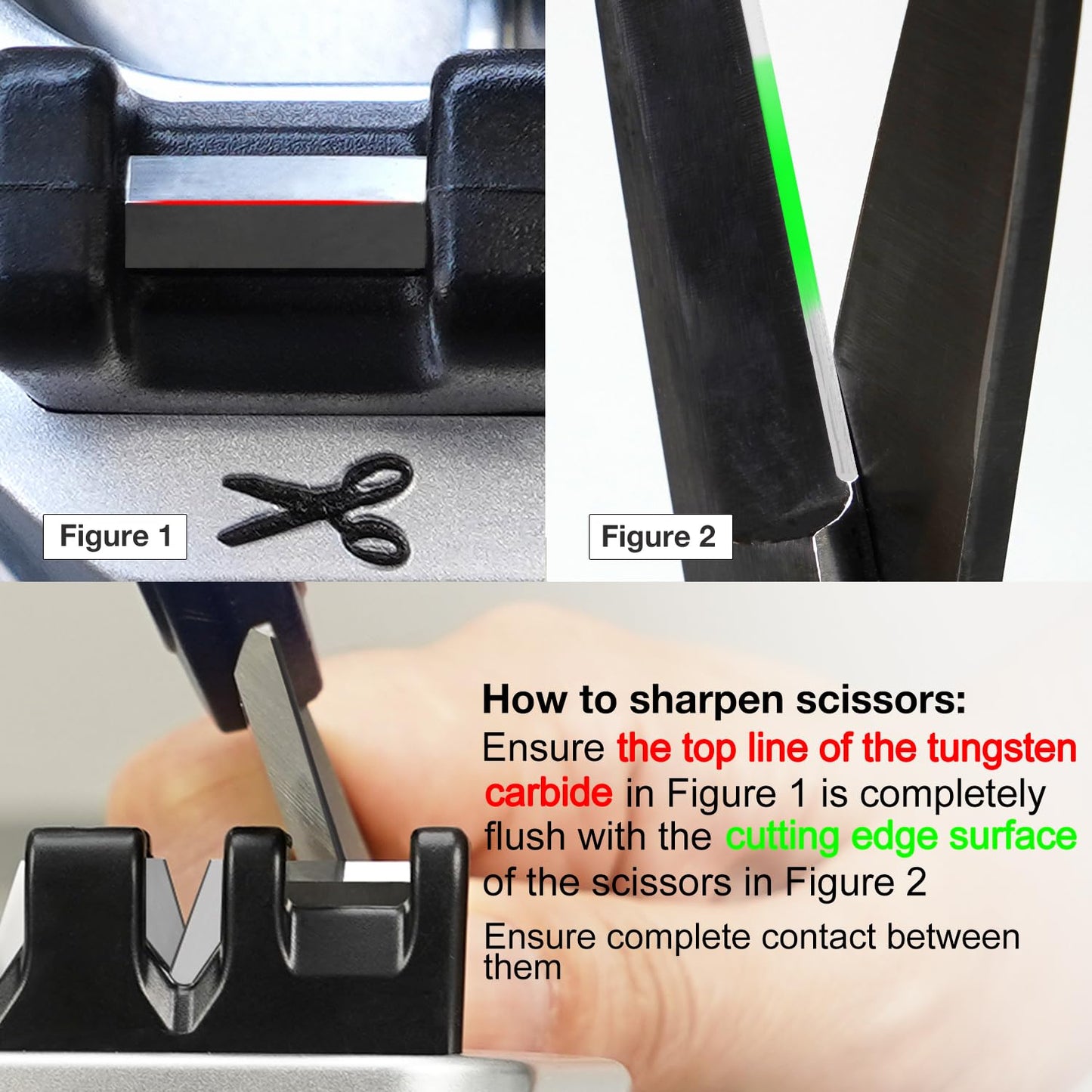 - SHARPAL 191H Kitchen Chef Knife and Scissors Sharpener | Straight and Serrated Knives -