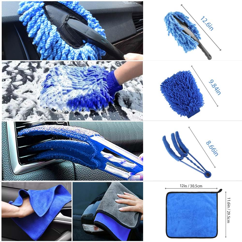 - Outigu Car Cleaning Kit | 30 Piece Car Detailing Kit -