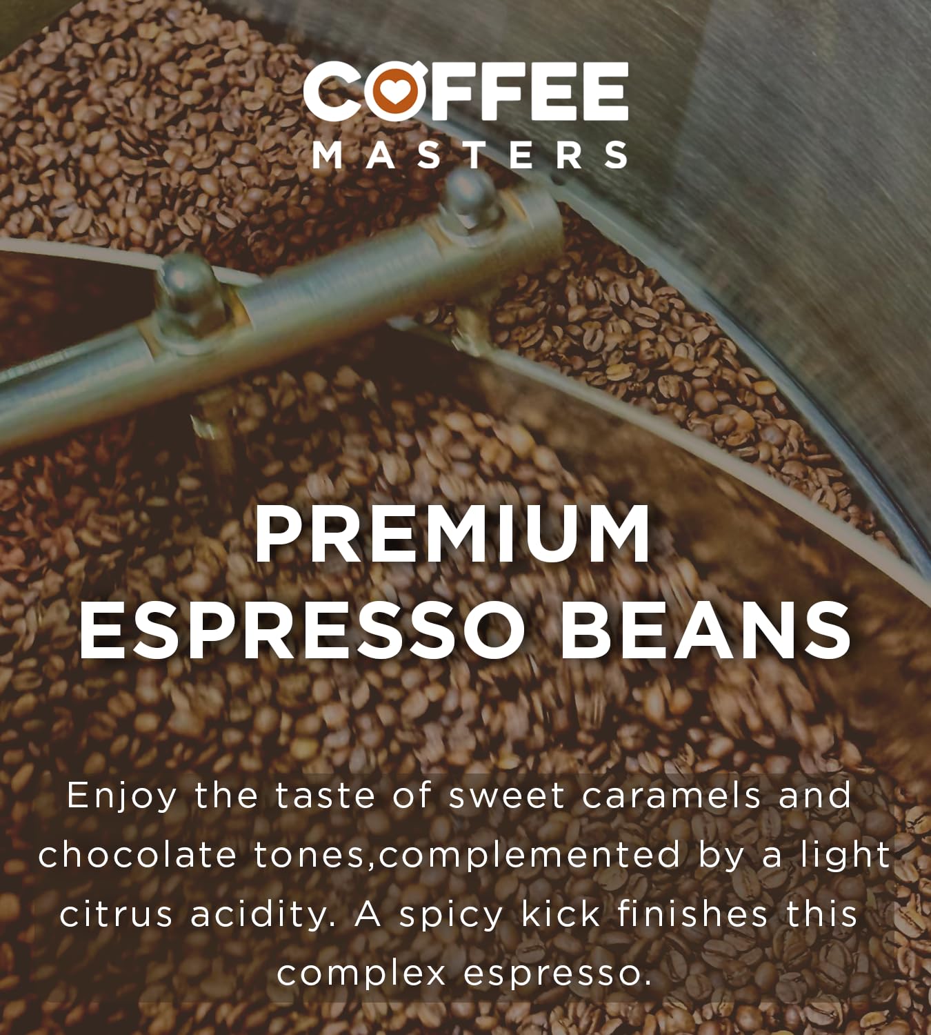 Coffee Masters Signature Blend Coffee Beans 1kg - 100% Arabica Coffee Beans - Medium Roast Whole Coffee Beans Ideal for Espresso Machines - Rainforest Alliance Accredited