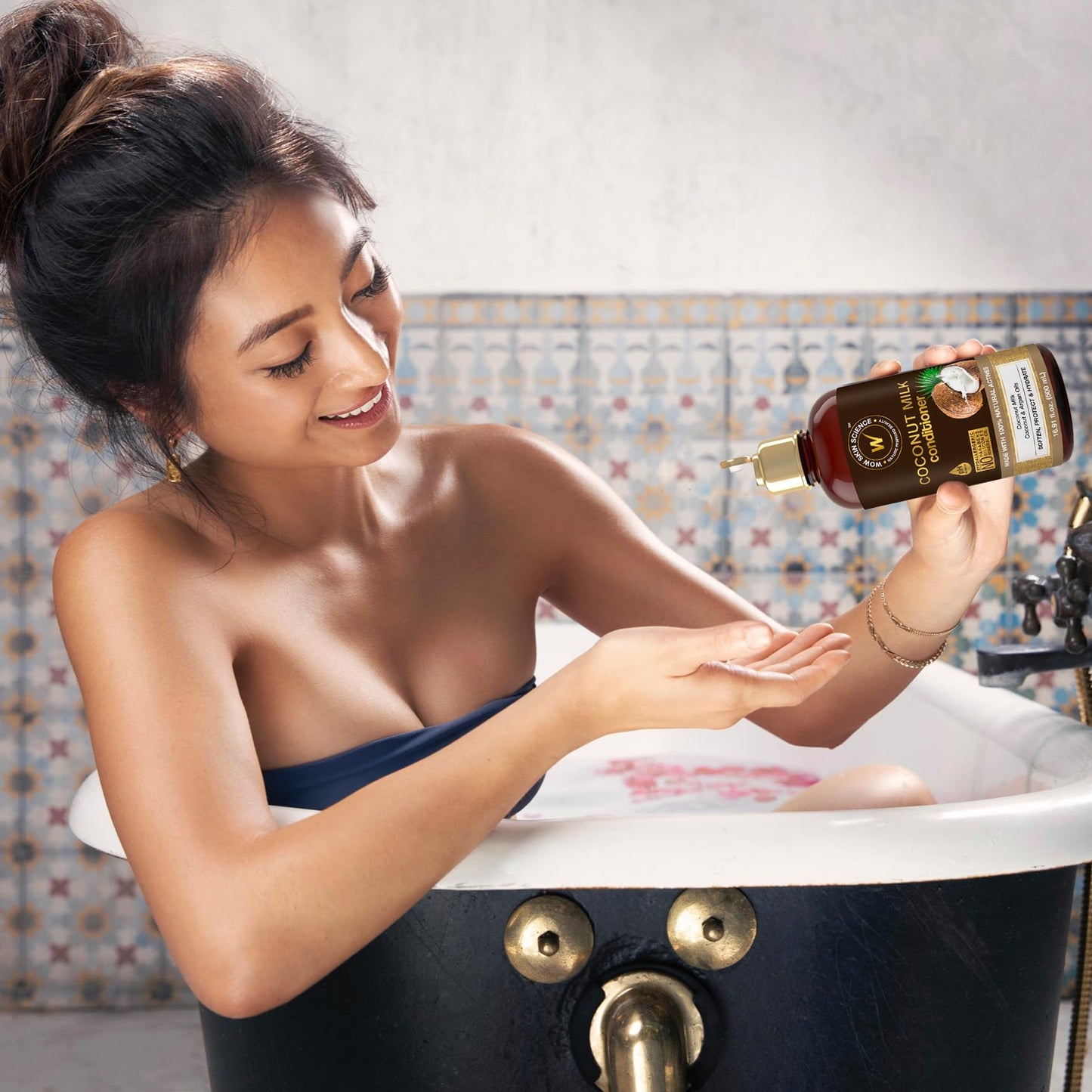 - WOW Skin Science Nourishing Coconut Milk Shampoo | 500ml | Hair Growth Shampoo | Curly Hair Shampoo & Wavy Hair Shampoo for Men & Women