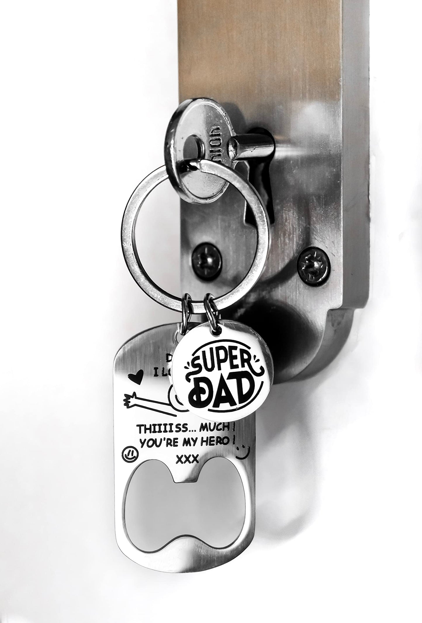 - ZARAMI Personalised keyring Daddy I Love You Keyring Father’s Day Gifts from Daughter and Son Daddy Birthday gifts Presents for Dad