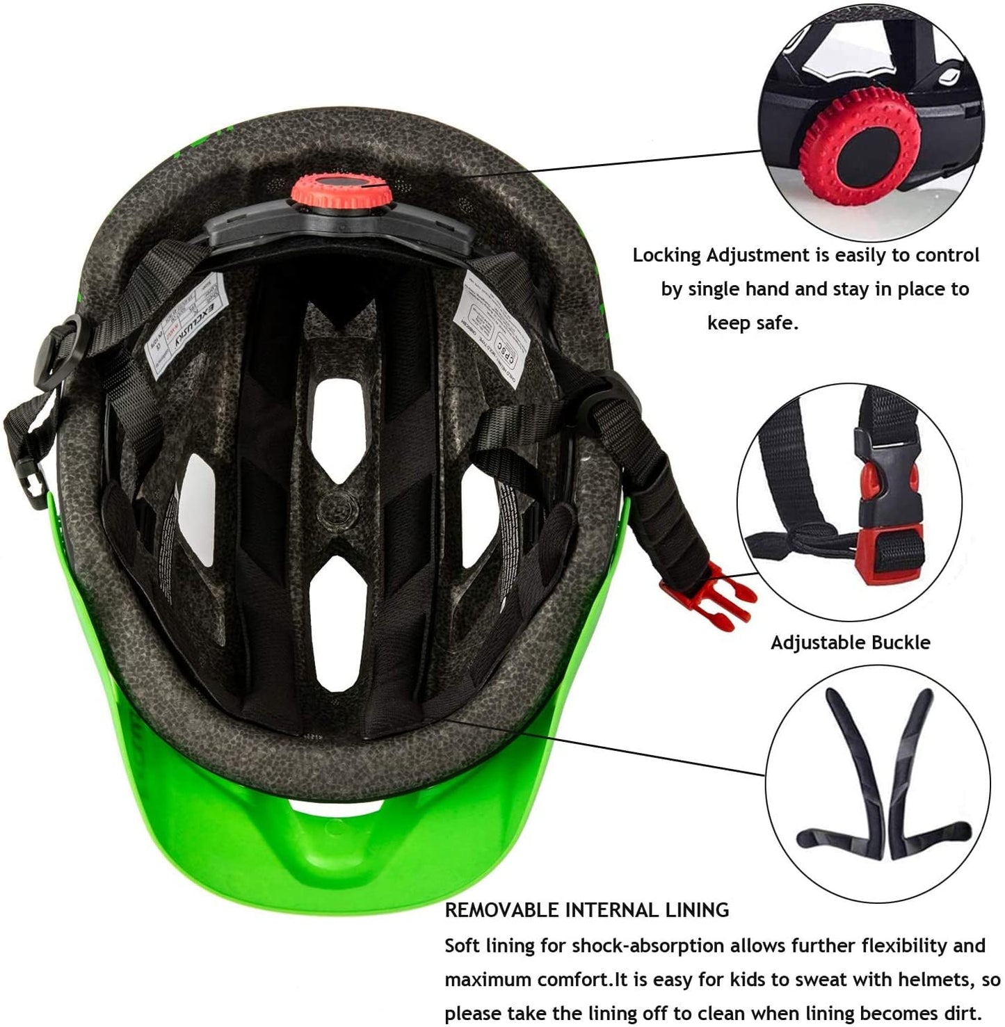 - Kids Helmet | Exclusky Kids Bike Helmet -