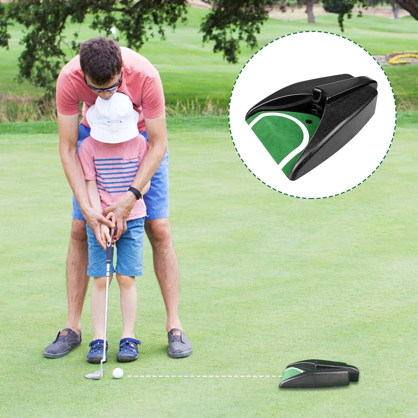 - Jind Golf Automatic Putting Cup | Golf Ball Automatic Putting Returning Machine -