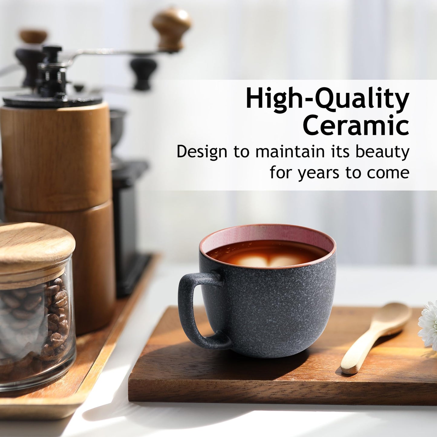 - MIAMIO | 6 x 470 ml coffee cups -