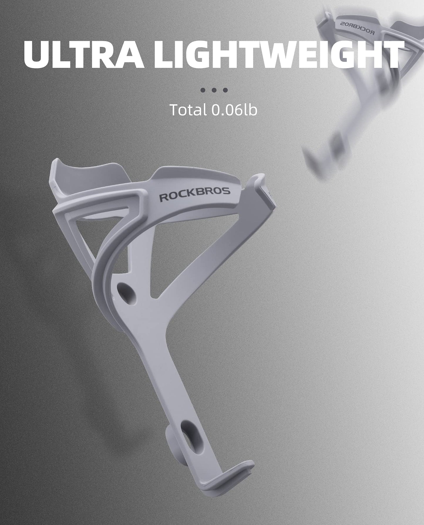 - ROCKBROS Bicycle Bottle Cage | PC Water Bottle Cage | Ultralight -