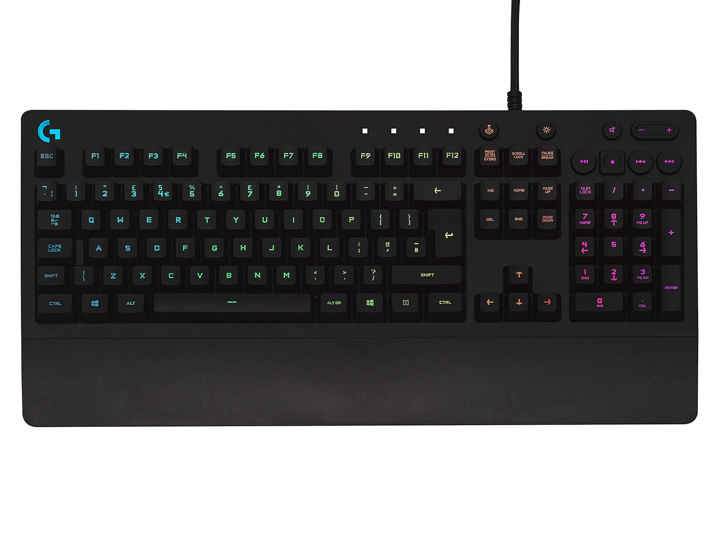 - Logitech G G213 Prodigy Gaming Keyboard | LIGHTSYNC RGB Backlit Keys | Spill-Resistant | Customizable Keys -