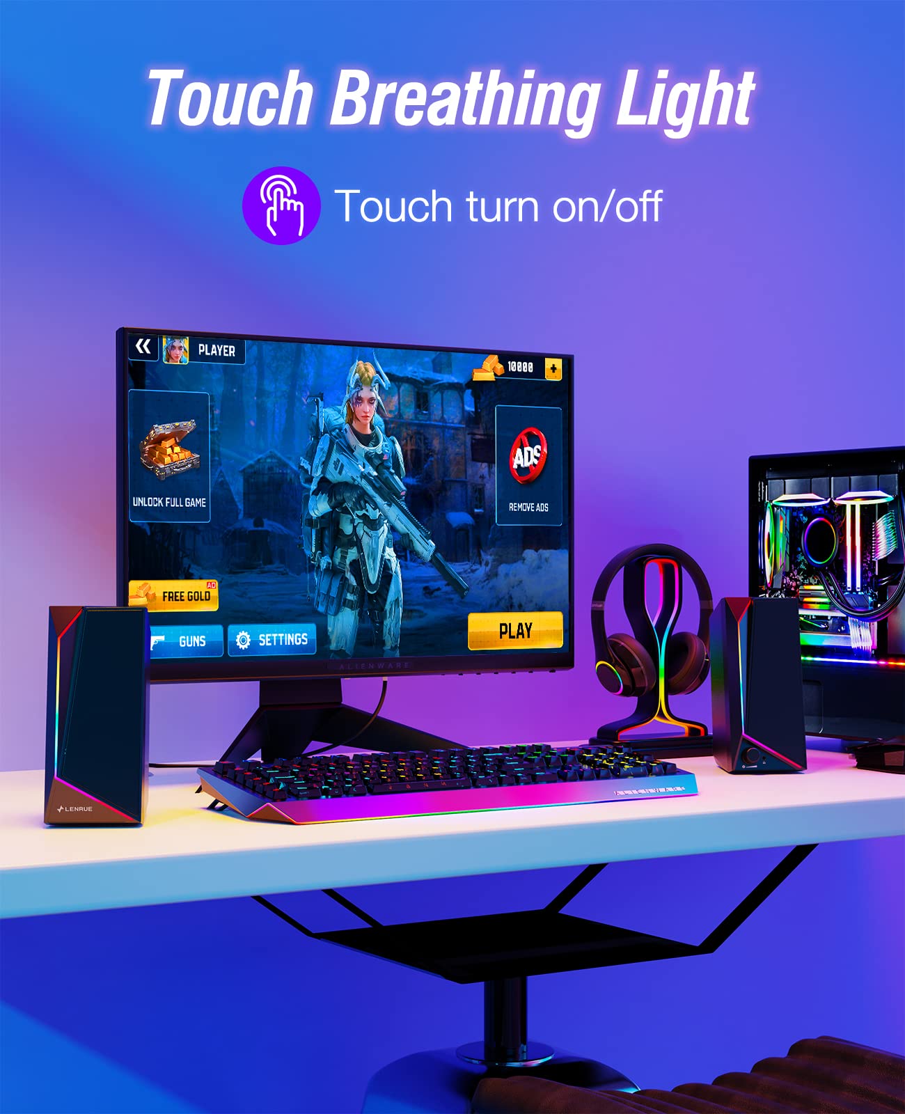 - LENRUE PC Speakers | USB/USB-C Powered Computer Speakers -