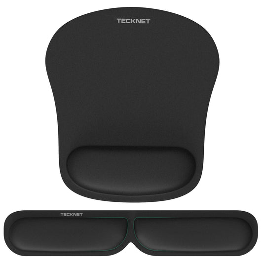 - TECKNET Keyboard Wrist Rest Mouse Mat Set | Foldable Keyboard and Mouse Mat -