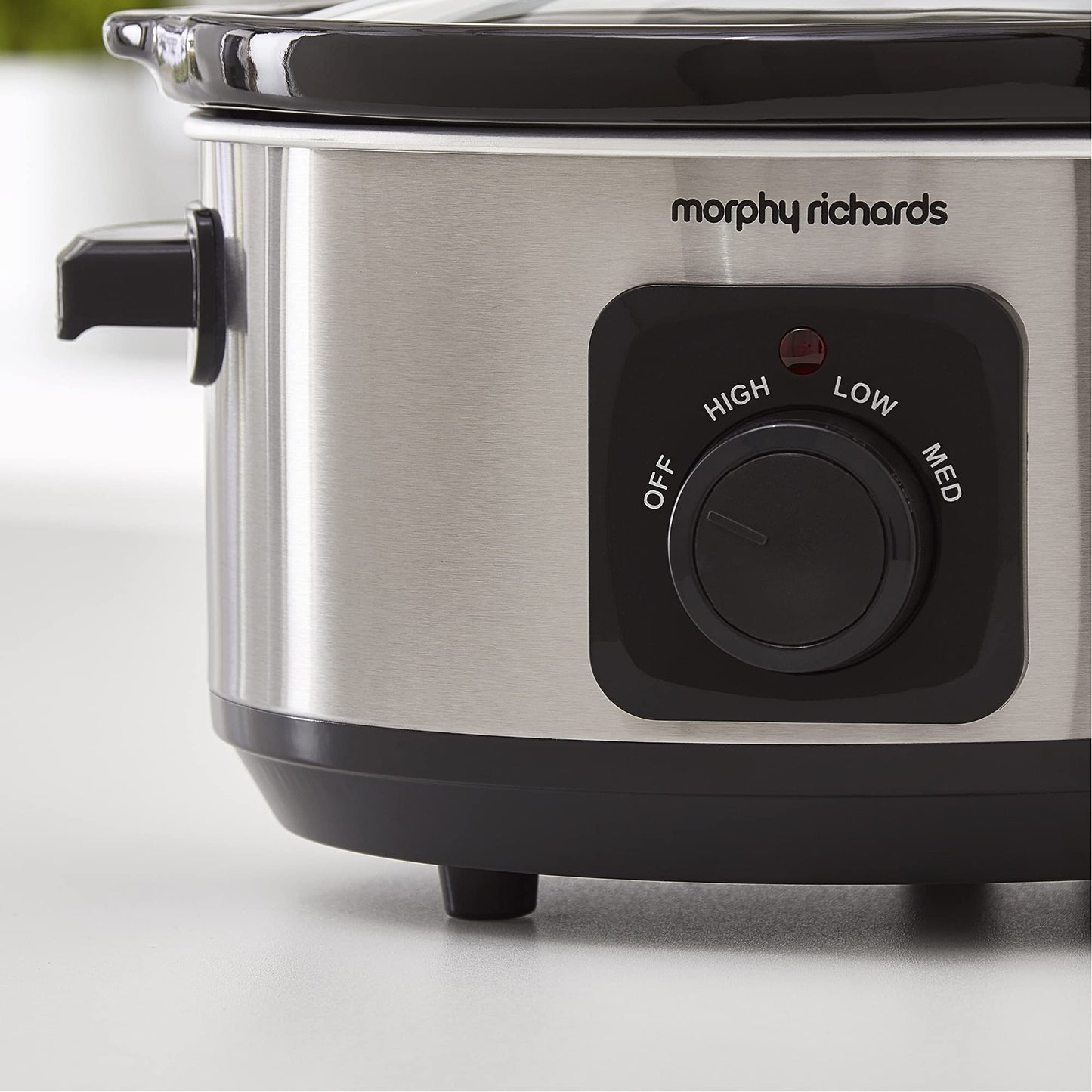 - Morphy Richards 3.5L Stainless Steel Slow Cooker | 3 Heat Settings | One Pot Solution -