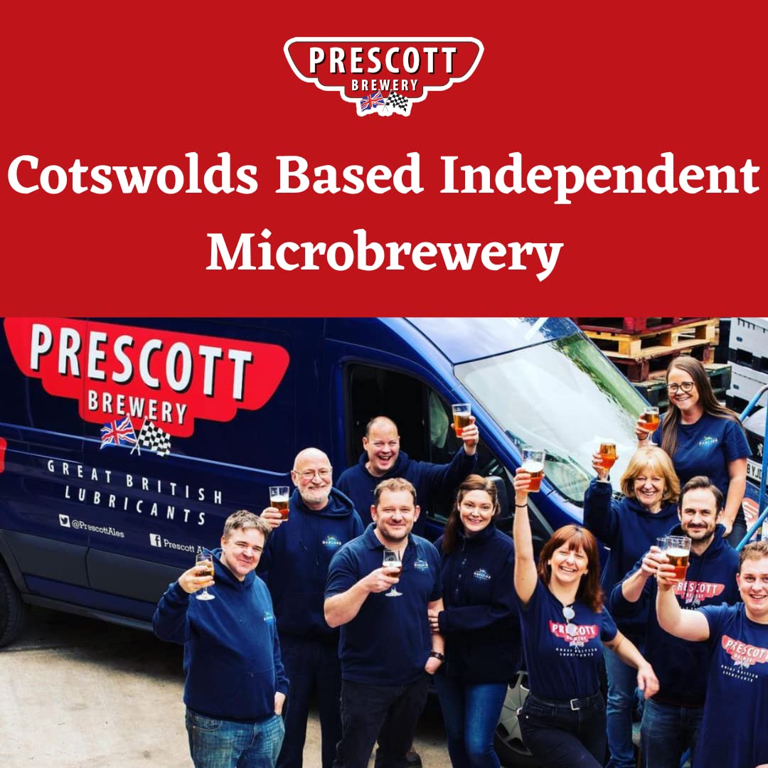 - Premium British Cotswolds Pale Ale & IPA Craft Beer Gift Set | 12 x 500ml Beer Bottles -