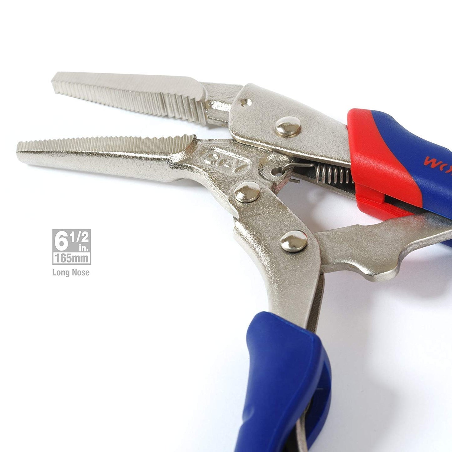 - WORKPRO Locking Pliers Set, CR-V Steel Mole Grips, Quick-Release & Self-Locking with Soft Grip, 10-Inch & 7-Inch Curved Jaw, 6-1/2 Inch Straight Jaw, 3-Piece