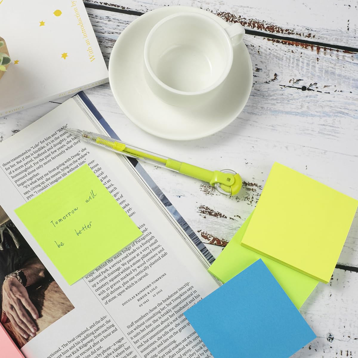 24 Pads - 3 in x 3 in Sticky Notes, 8 Colors Post Self Stick Notes Pads Bright Stickies Colorful Super Sticking Memo Pads,for Office, Home, School, Meeting, Strong Adhesive, 82 Sheets/pad