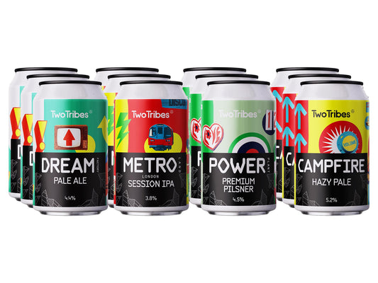 - Two Tribes Mixed Core Range | 12x330ml | Craft Beer Cans -
