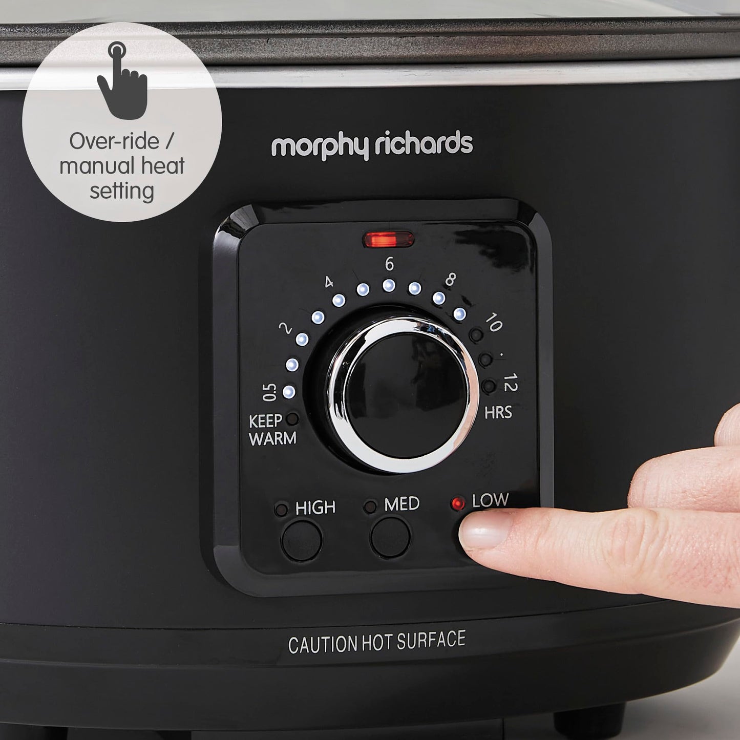 - Morphy Richards 3.5L Easy Time Slow Cooker | Automatic Heat Settings -