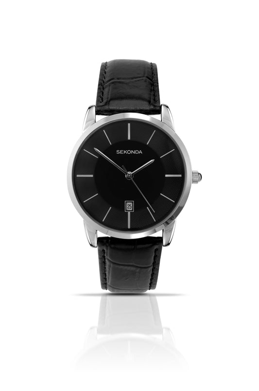 - Sekonda Men's Quartz Watch | Analogue Display | Leather Strap 3346 -
