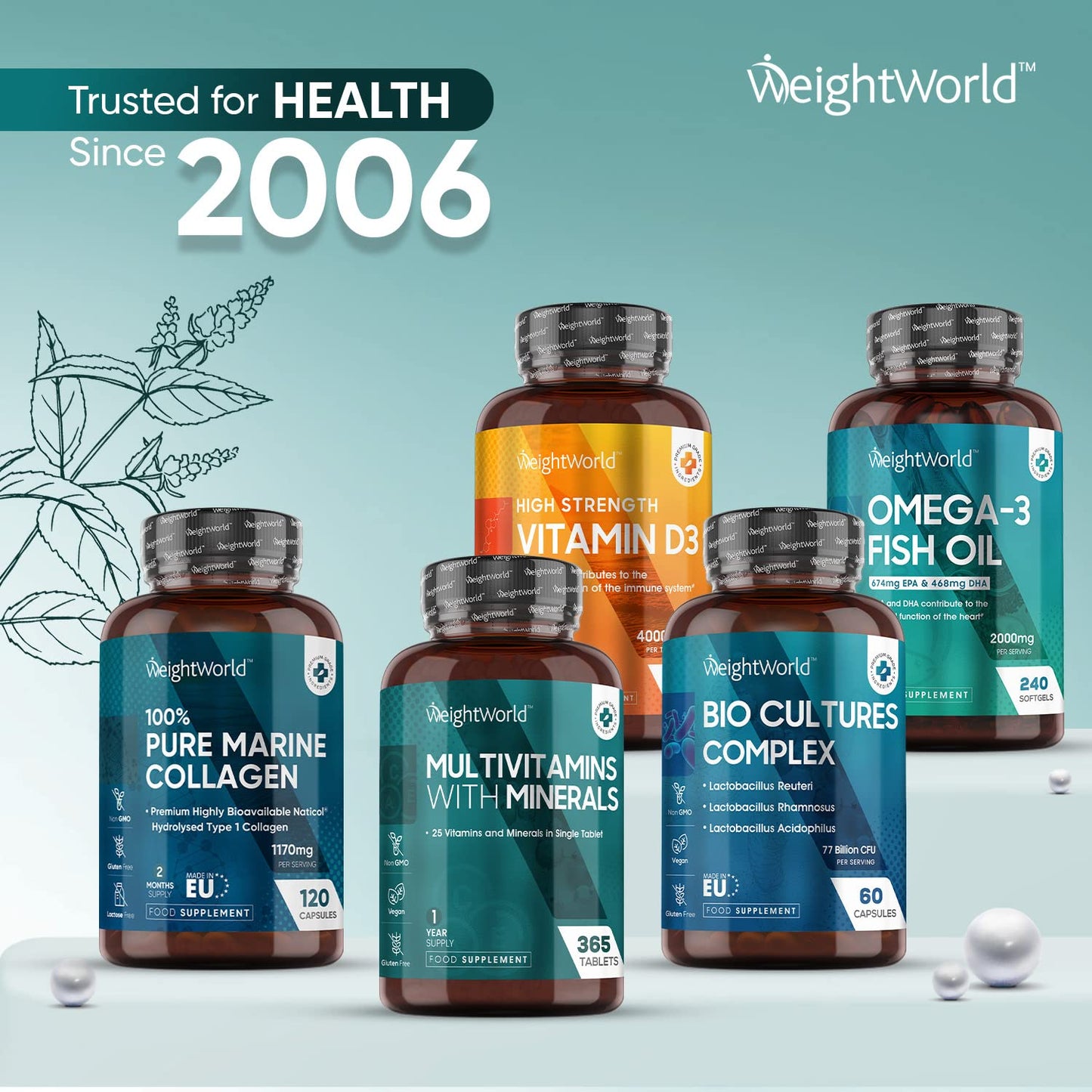 -Multivitamin Tablets for Men & Women  | 400Tablets (1+ Year Supply) 1 Tablet a Day -