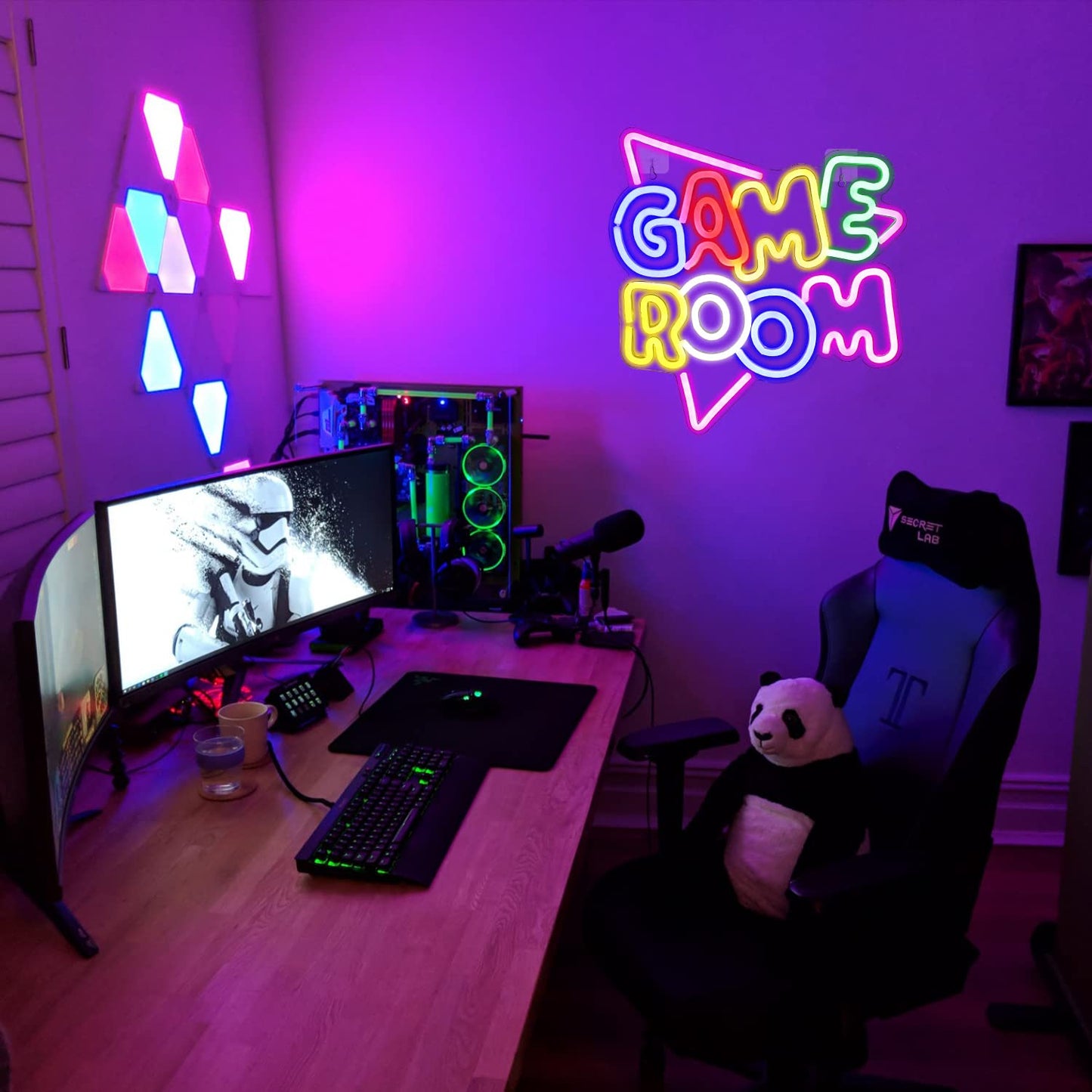 - SIGNSHIP Game Room Neon Signs | Wall Decoration | USB Powered -